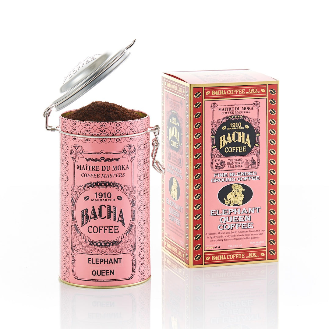 Elephas Coffee Elephant Queen Coffee (Ground Beans) - Autograph Canister – Arabica ...